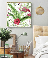 Painting by Numbers Flamingo Flowers